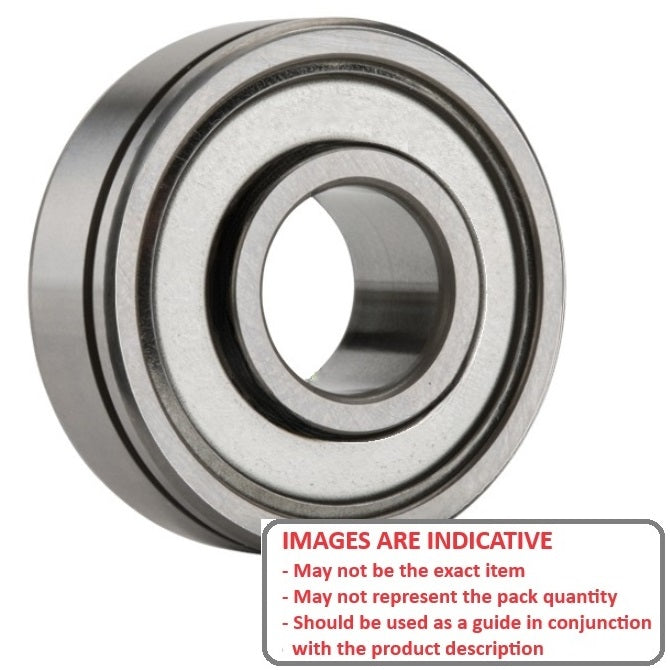 1110549 | WR12820A-ZZN --- Single Row Ball Bearings - 15.875x44.45x15.875 mm / 19.05 mm with Snap Ring - Chrome Steel SAE 52100 Bearing
