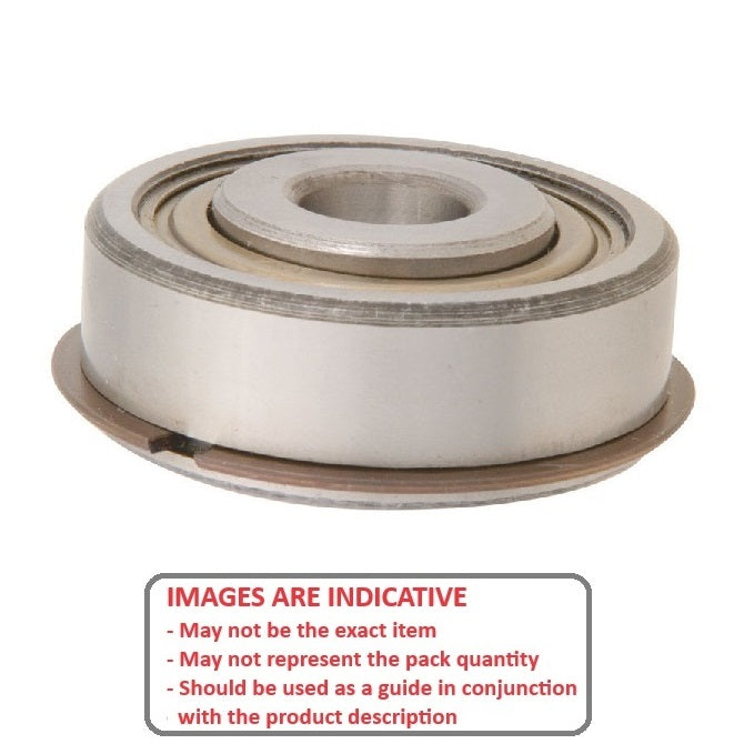 1102241 | WR12816-ZZ-NR --- Single Row Ball Bearings - 12.7x44.45x15.875 mm / 19.05 mm with Snap Ring - Chrome Steel SAE 52100 Bearing