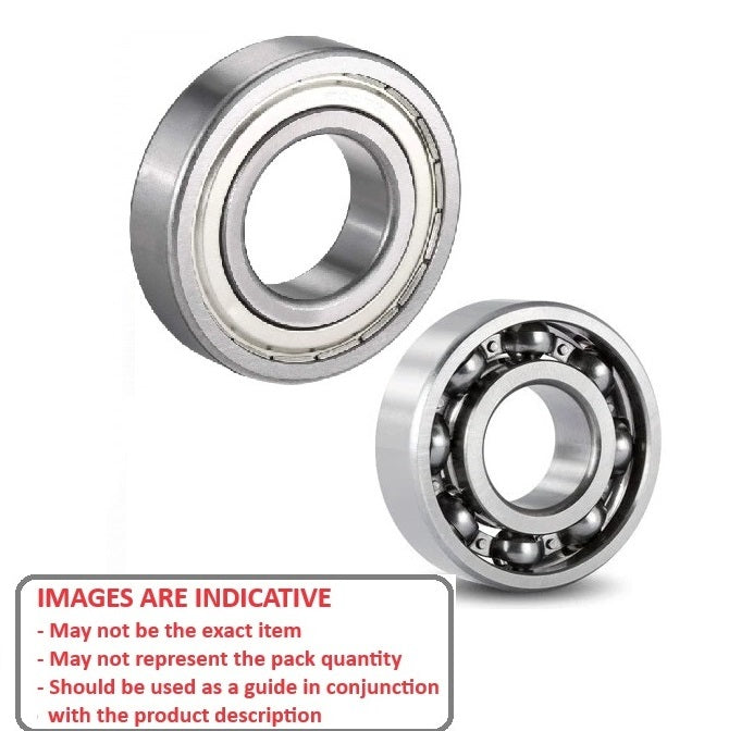 1060356 | SR3B-Z-MC3-JP6-L23 --- Single Row Ball Bearings - 4.763x12.7x2.779 mm - Stainless Steel AISI 440C