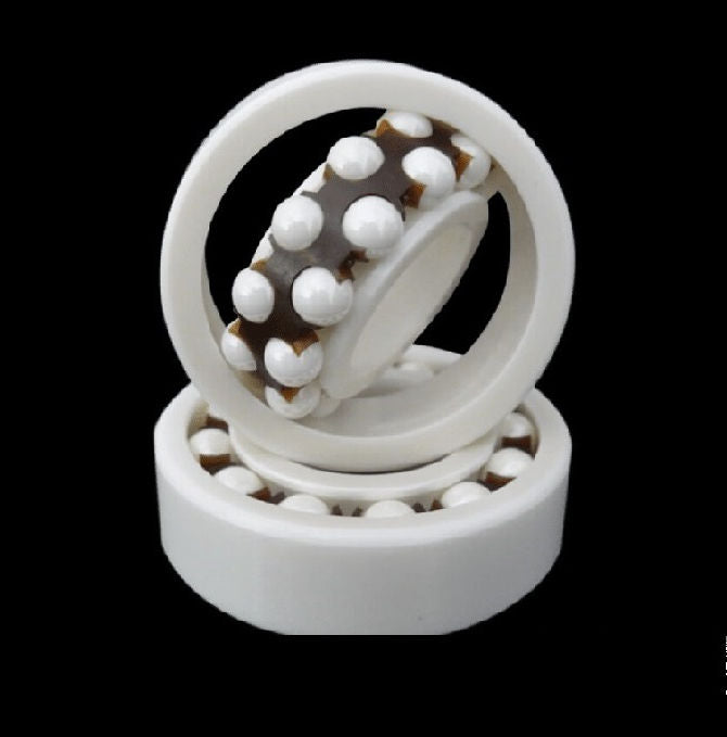 1110570 | CZR-DRSA-RMS5-TF-DRY (50 Pcs) --- Double Row Ball Bearings - 15.875x46.038x15.875 mm Self Aligning - Ceramic Zirconia - PTFE Cage - No Lubricant Bearing