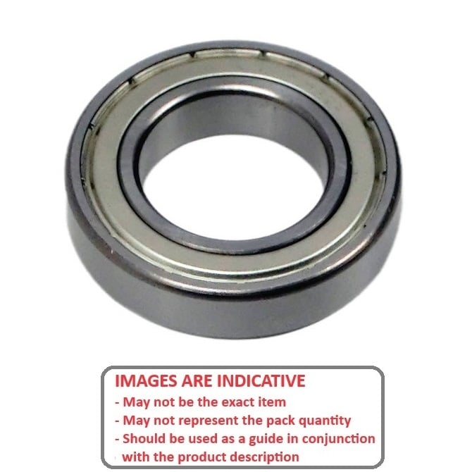 1060407 | R3C-ZZ-MC3-JP6 (50 Pcs) --- Single Row Ball Bearings - 4.763x12.7x4.978 mm - Chrome Steel SAE 52100