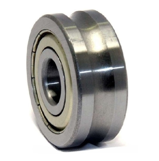Grooved OD Bearings - 4x18x7 mm / 8 mm - Chrome Steel