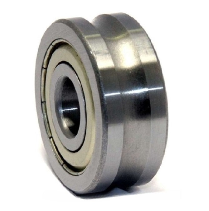Grooved OD Bearings - 5x16x7 mm / 8 mm - Chrome Steel