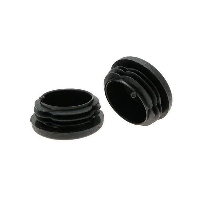 1093471 | BNGRD-102-B (45 Pcs) --- Round Bungs - 10.2 mm Black - 1/2 inch OD 16/18 Gauge Tube - Plastic Bung