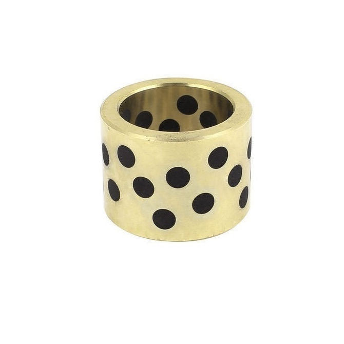 1104035 | BP0130-0160-0250-BRP --- Unflanged Bushes - 13x16x25 mm Brass Graphite Plug - Brass with Graphite Plug Bush