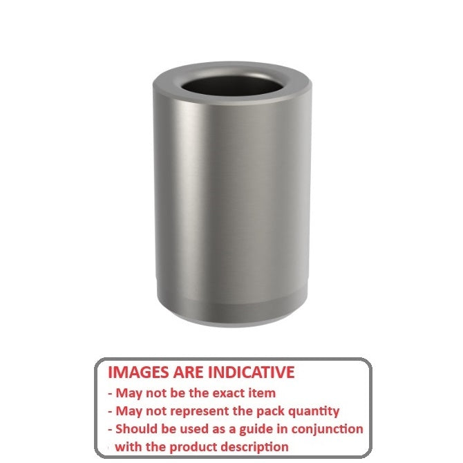 1100080 | BP0048-0127-0191-DT --- Drill Bushings - 12.7x4.763x19.05 mm Plain - Carbon Steel Bushing