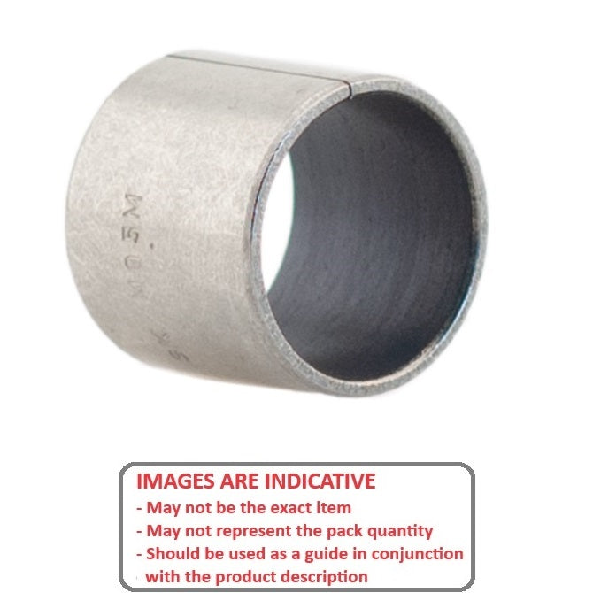 1044149 | BP0030-0045-0060-DU (5 Pcs) --- Unflanged Bushes - 3x4.5x6 mm Split - Steel DU with PTFE Bush