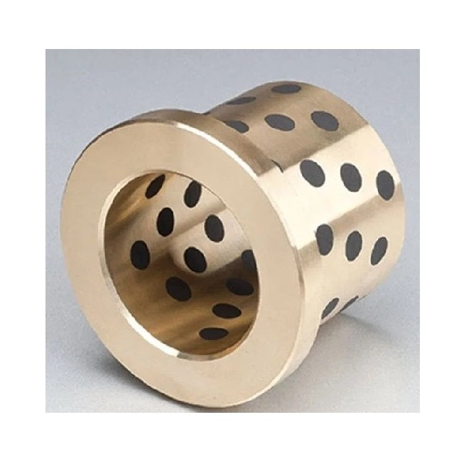 Flanged Bushes - 45x55x35 mm - Brass with Graphite Plug