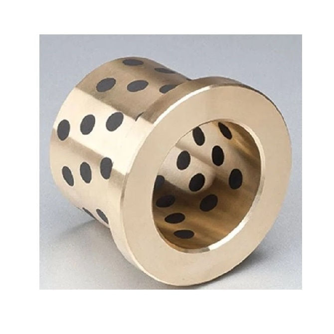 1156115 | BF0450-0550-0350-BRP --- Flanged Bushes - 45x55x35 mm Brass Graphite Plug - Brass with Graphite Plug Bush