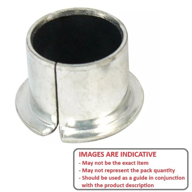 1079529 | BF0080-0100-0055-DP4 (10 Pcs) --- Flanged Bushes - 8x10x5.5 mm Split - DP4 Bush