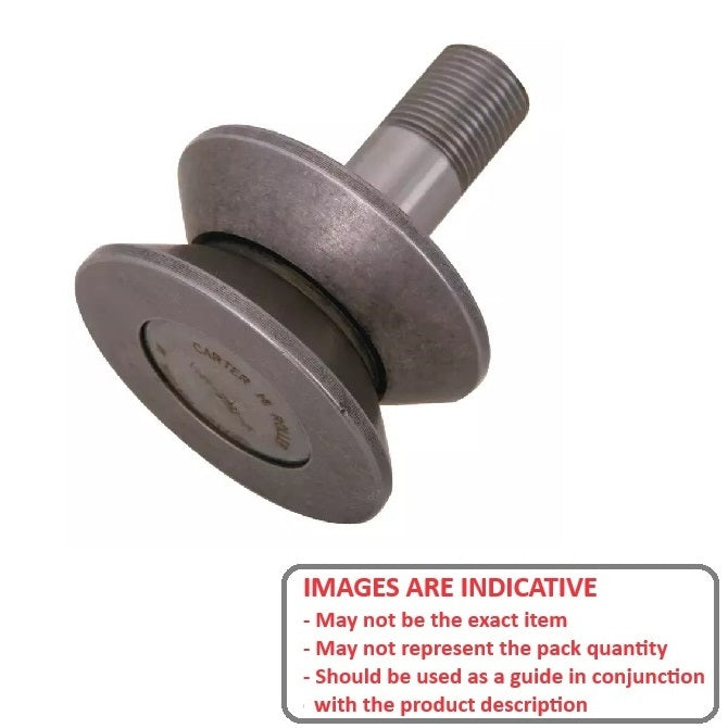 1168981 | CCF305RS --- V-Groove Cam Followers - 63.5x77.8 mm - 3/4-16 UNF - Steel Cam Follower