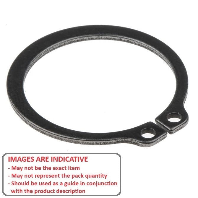 1141907 | CCE-03175H-C (2 Pcs) --- External Retaining Rings - 31.75x2.36x29.82 mm Circlips - Carbon Steel
