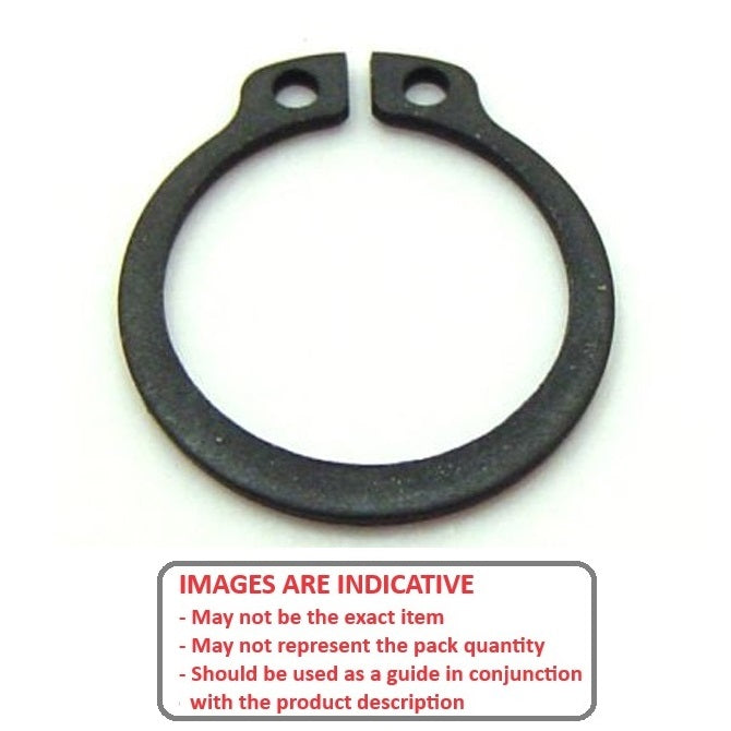 1050815 | CNG-00397-06-C-2 (100 Pcs) --- External Retaining Rings - 3.97x0.64 - - Circlips - Carbon Steel Circlip