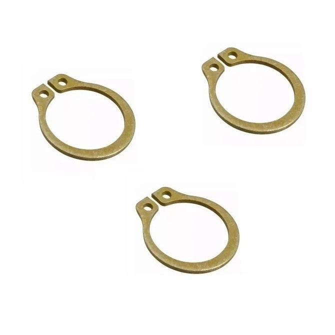 External Retaining Rings - 9.53x1.07 - - Circlips - Carbon Steel Zinc Plated Yellow Circlip