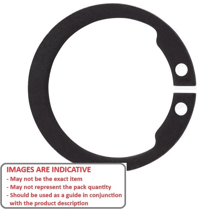 1106394 | CCE-01429-C-V (50 Pcs) --- External Retaining Rings - 14.29x0.89x13.46 mm Circlips - Carbon Steel