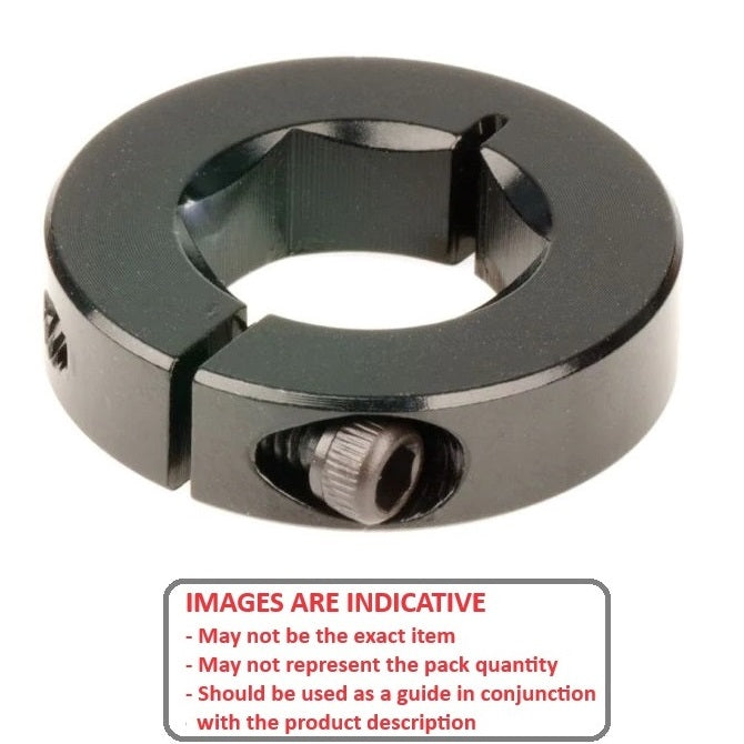 1127616 | COH-02223-051-13-1P-CS --- Hex Bore Collars - 22.225x50.9x12.7 mm One Piece - Steel - Mild Collar
