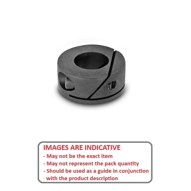 1108010 | COL-01500-030-14-FC-BRB --- 15x30x14 mm - Brass - Black Oxide Finish Collar
