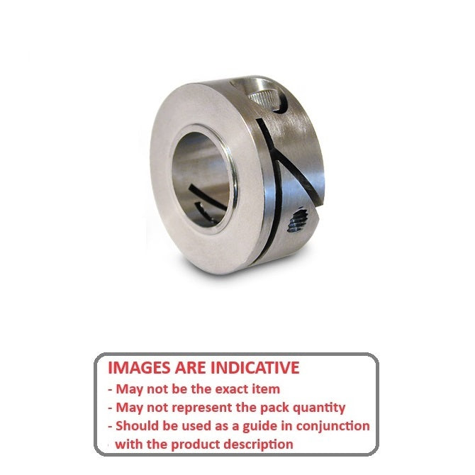 1108011 | COL-01500-030-14-FC-S3 --- 15x30x14 mm - Stainless Steel 303/304 Similar to A2, 18-8 HRB80 Collar