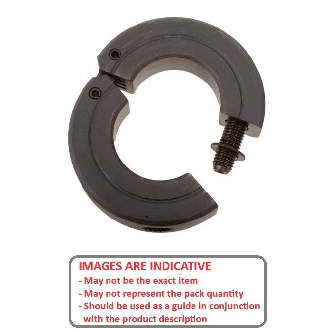1131921 | COL-02500-045-15-HG-CS --- Shaft Collars - 25x45x15 mm Hinged - Carbon Steel Collar