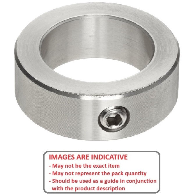 1058525 | COL-00476-011-06-S4 --- Shaft Collars - 4.763x11.11x6.4 mm Standard - Stainless Steel 304 Similar to A2, 18-8 HRB80 Collar