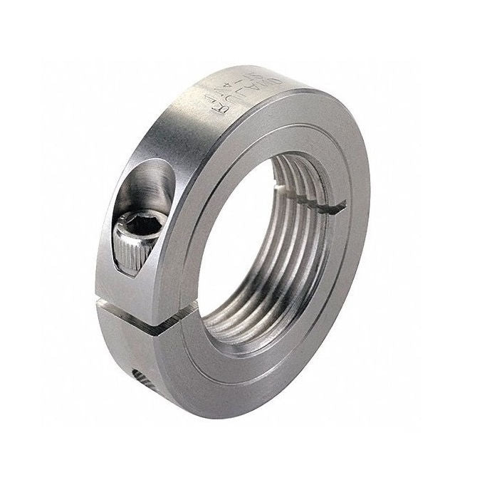 1101888 | COT-01270C-029-10-S3 --- Threaded Collars - 1/2-13 UNC - 12.7mm - 28.575x10.319 mm Clamp Type - Stainless Steel Collar