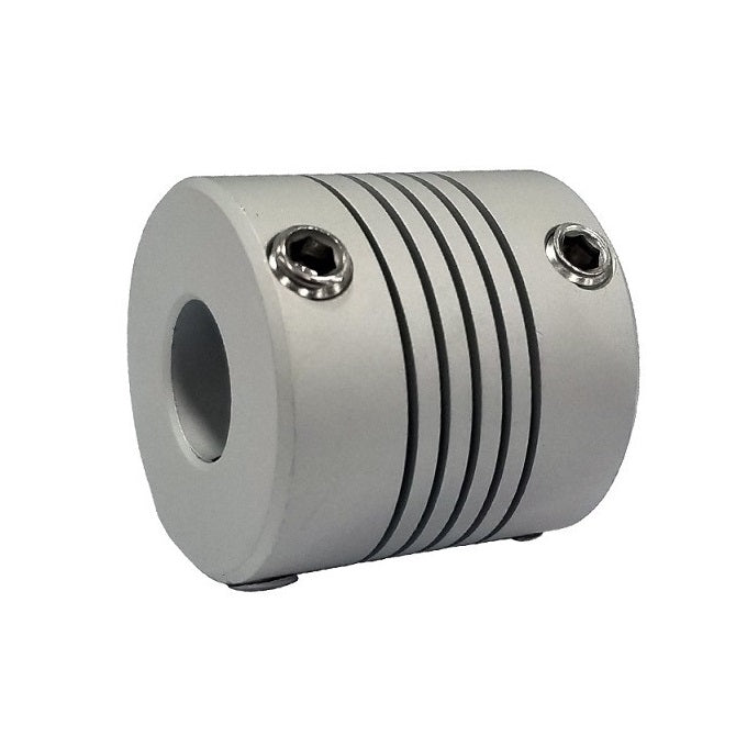 Helical Couplings - 5x5x18 mm - Aluminium