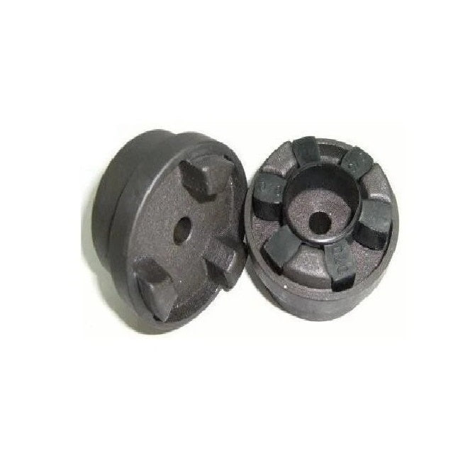 HRC Couplings - 10x10 mm - Complete Coupling - 2 Halves and Insert - Steel