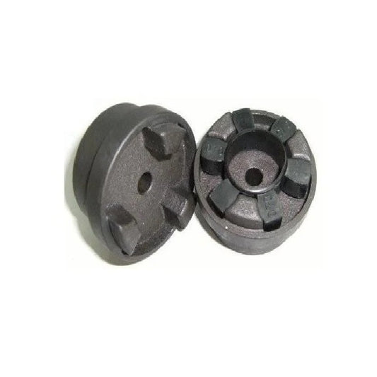 HRC Couplings - 10x10 mm - Complete Coupling - 2 Halves and Insert - Steel