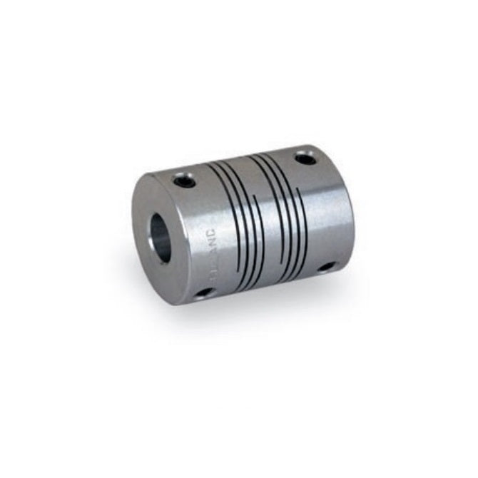 Spiral 6 Beam Couplings - 1.6 2.900 Pilot Bore 9.52 mm - Aluminium