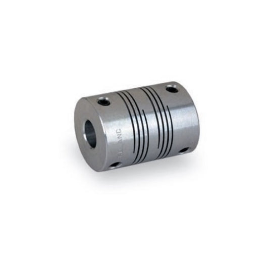 Spiral 6 Beam Couplings - 1.6 2.900 Pilot Bore 9.52 mm - Aluminium