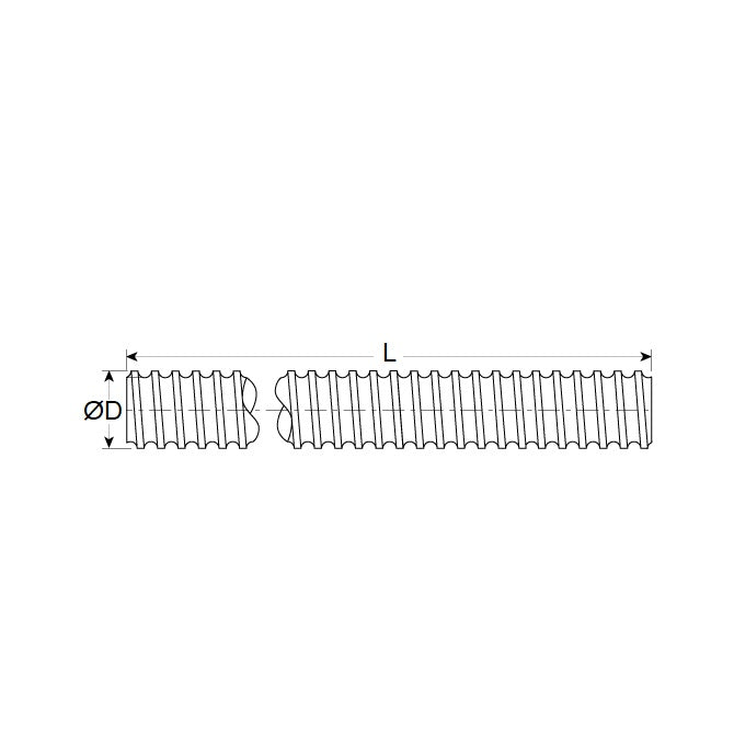 1133375 | TBS95RS --- Ground Lengths Ballscrew - 25.4x25.4x914.4 mm Thomson Saginaw