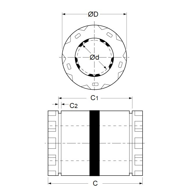 1087769 | LCB-0095-016-022-TP --- Ball Bearings Linear - 9.53 15.875 to 15.888 22.225 mm Standard Closed - Chrome Steel Bearing