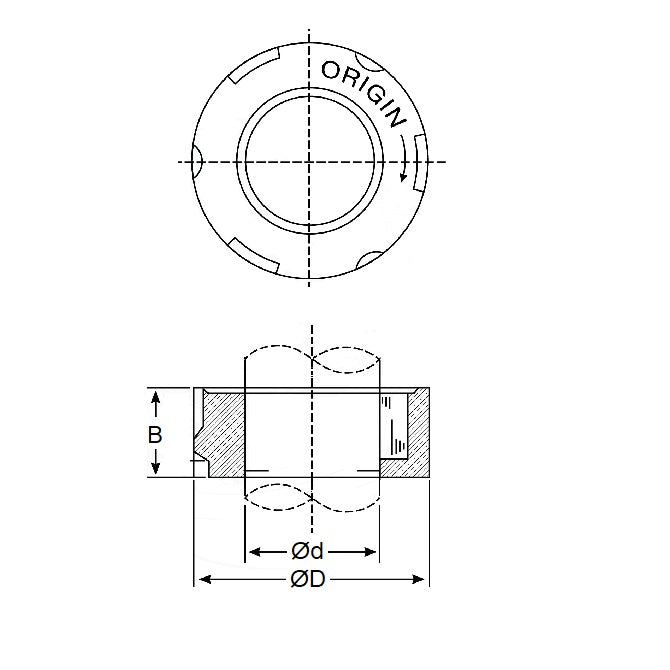 1061309 | OW-0050-0110-0070-BND (10 Pcs) --- One Way Bearings - 5x11x7 mm Sprag - Chrome Steel Bearing