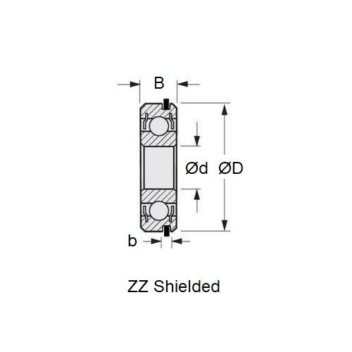 1108306 | 6302-Z-NR-C3 --- Single Row Ball Bearings - 15x42x13 mm with Snap Ring - Chrome Steel SAE 52100 Bearing