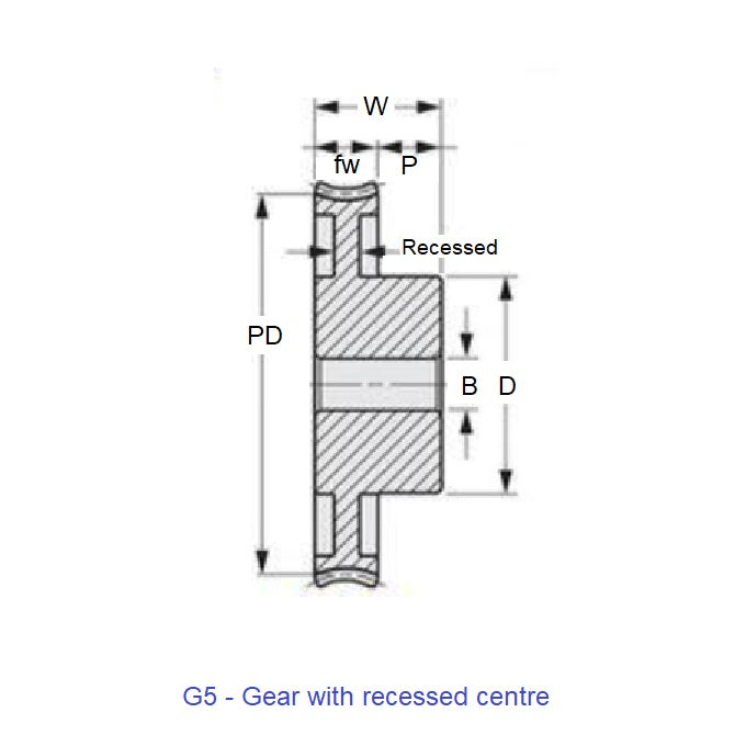 1226267 | WG1L-100-050-080-ALB --- Worm Gears - Pitch Module 1.0 - 50 tooth - 3 Deg 35 Min Module 1.0 - Aluminium Bronze
