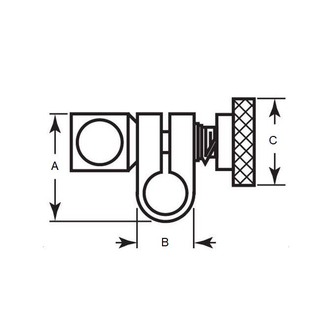 1087721 | SJ-5RS --- Swivel Joints - 9.53x6.35x25.4 mm Knob Style