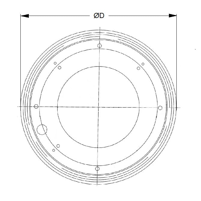 1208387 | LSB-230 --- Lazy Susan Bearings - 230x8 mm - 334 kg - Steel
