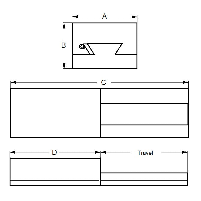 1176352 | DV312RS --- Dovetail Slides - 76.2 mm - 38.1 - 406.4