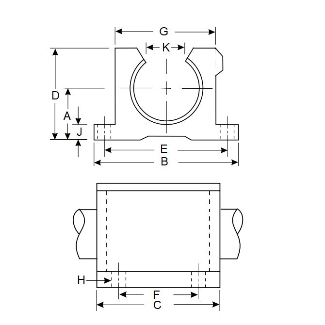 1149751 | BBFP-381-O --- Housings Pillow Block Frelon Linear - 38.1x44.45x120.65 mm Precision