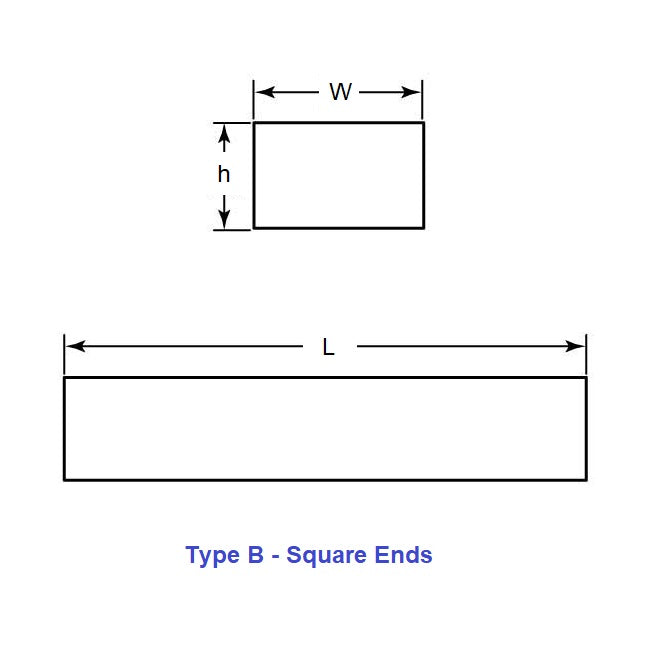 1038881 | K-0200-0200-2200B-C --- Machine Keys - 2x2x22 mm - Carbon Steel C45 Key