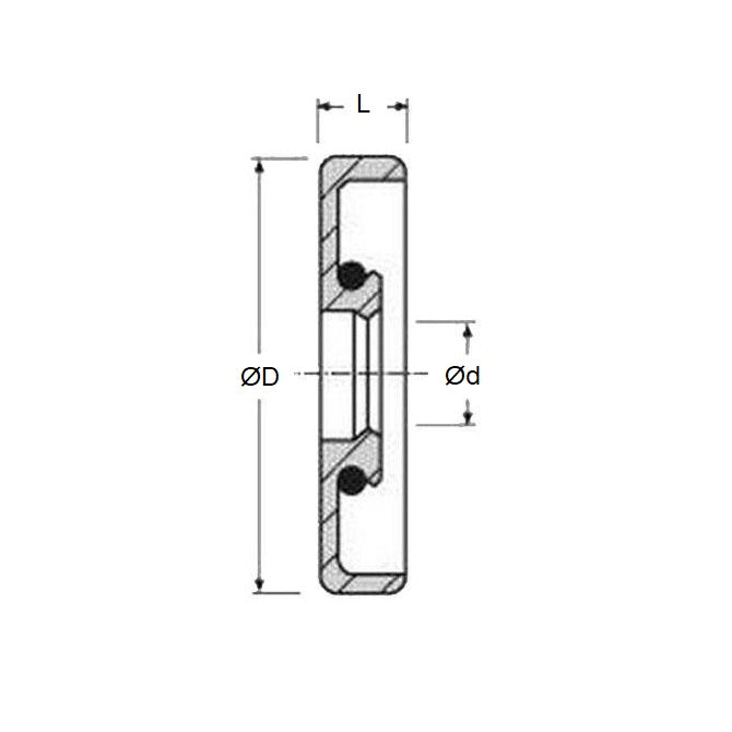 1176314 | OS07620-09525-095-N --- Oil Seals - 76.2x95.25x9.5 mm Rubber - Nitrile NBR, BUNA-N Seal
