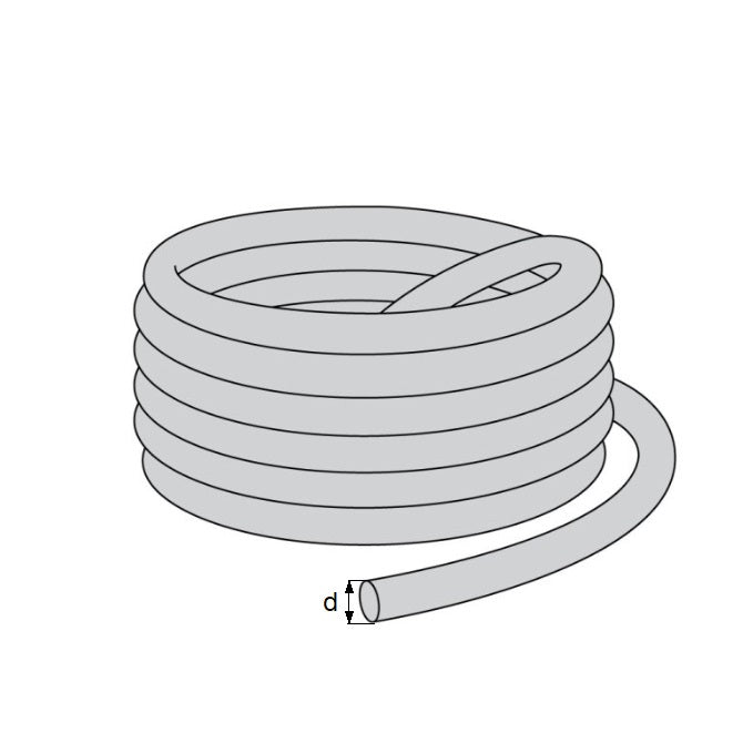1063969 | ORC-0533-N70 (35 Pcs) --- Cord O-Rings - 5.33 mm Nitrile NBR - Duro 70 O-Ring