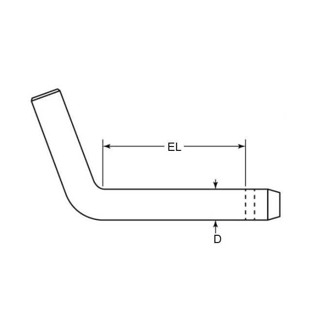 1111500 | CLP-159-0762-CZ-HB (12 Pcs) --- Clevis Pins - 15.88x76.2 - - Handle - Carbon Steel Heat Treated Pin
