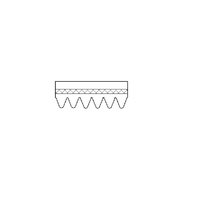 1214001 | BPV-J-06-0330 --- Poly Vee J Section Belts - 330.2 mm - 6 - Nitrile Belt