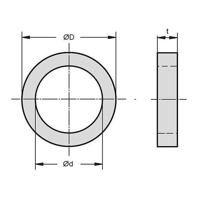 1075568 | BU-0079-0111-135 (10 Pcs) --- Backup Rings - 7.9x11.1x1.35 mm - Carbon Spring Steel