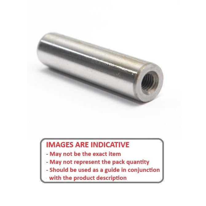 1077237 | DP079-038-CH-1E --- Dowel Pins - 7.938x38.1x38.1 mm Extractable - Carbon Steel Rc 58-62