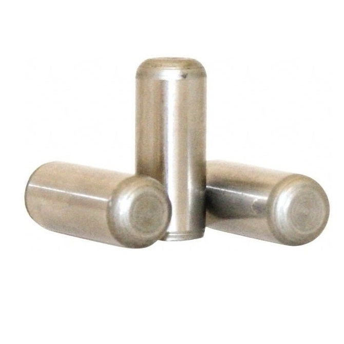 1071491 | DP064-013-303-1 (10 Pcs) --- Dowel Pins - 6.35x12.7 Standard - Stainless Steel 303/304 Similar to A2, 18-8 HRB80 Pin