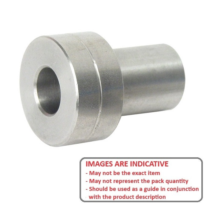 1039761 | DVAB2-ST-064-303 --- Adaptor Bushings Dual Vee - Bushing Size 2 - 18x6.65 mm - Stainless Steel 303 Similar to A2, 304, 18-8