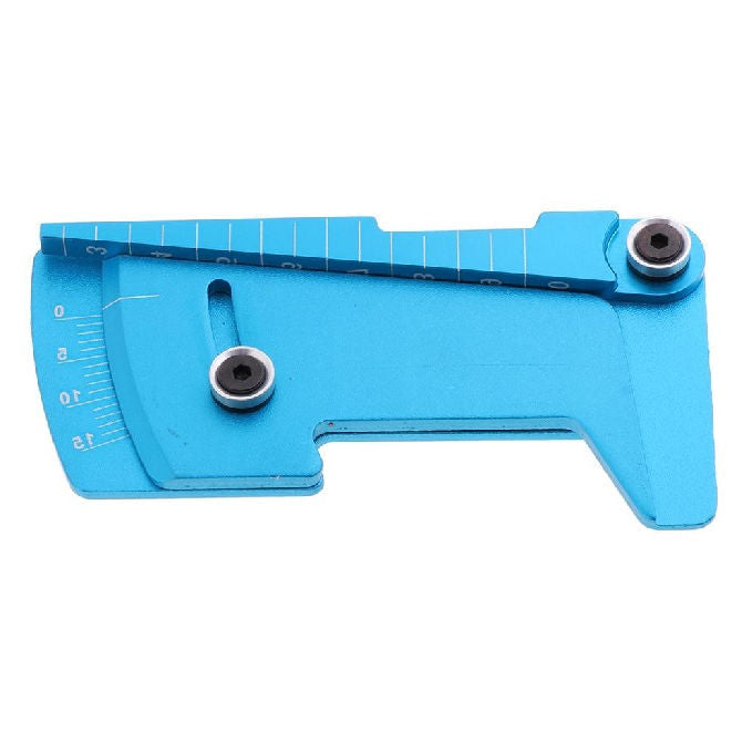 1228459 | TL-GAUGE-CAMB-BLU --- General Tools - Tyre Camber Gauge Blue - Alloy - Aluminium Gauge