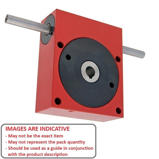 1166061 | P40-60 --- Cross Axis Gearboxes - Ratio 60 to 1 3°49 min 1 90 x 75 x 32mm - Steel Gearbox